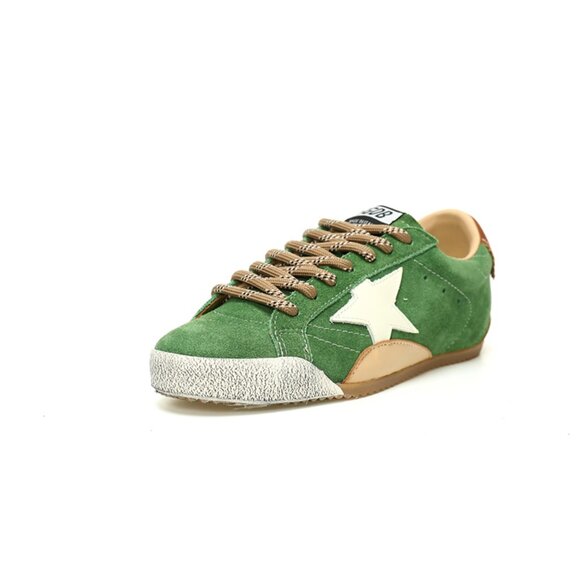 Green & Brown & White Mens Sneaker By Golden Goose - Picture 2 of 8